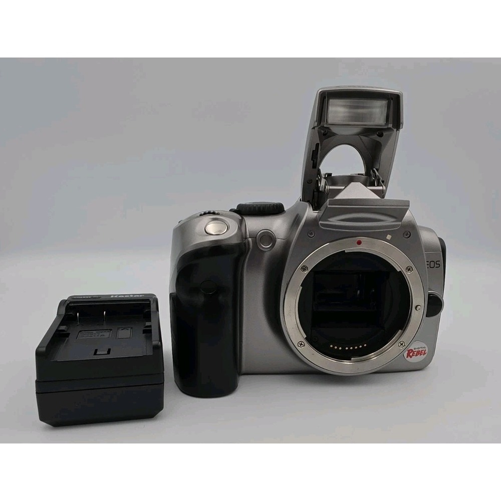 Canon EOS Rebel 6.3MP Digital SLR Camera 300D Body Silver DS6041